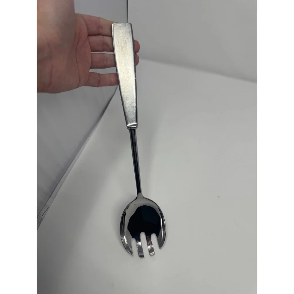 Vintage Capri in Italy Salad Serving Spork Fork Spoon Large Stainless Steel